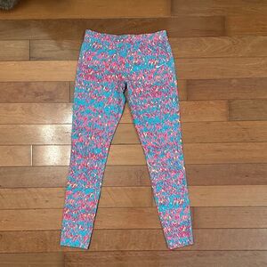Nike Girls Leggings in Pink and Blue Large